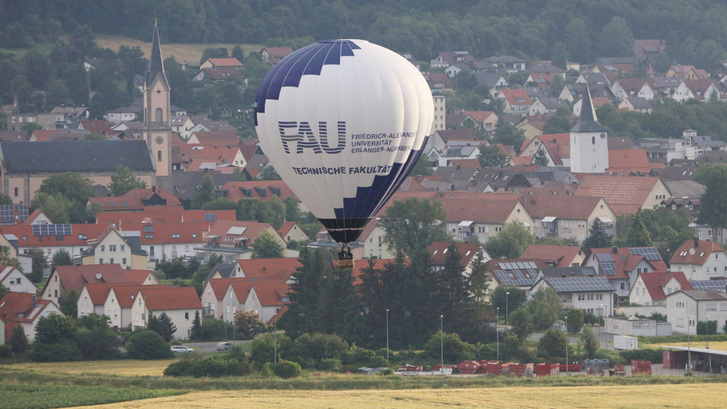 Ballontaufe und Jungfernfahrt des FAU-Ballons am 02.07.2016 (Image: Kurt Fuchs)